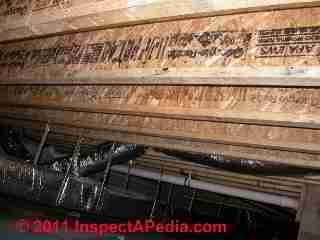Wood I Joist in floor or roofing (C) Daniel Friedman